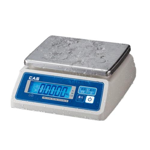 전자저울(단순중량-방수) SWII-3CW (3kg) 카스 440-5285
