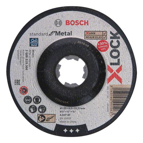 보쉬 연마석 5인치 (125x6x22.23) 366 (X-Lock)