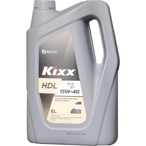 GS칼텍스 엔진오일(디젤) Kixx HDL CI-4/E7 15W-40_3/6L L2062360K4 1EA