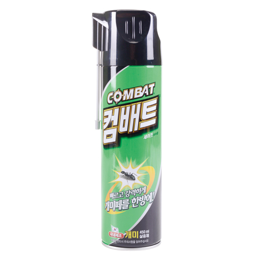 벌레방충제-컴배트 세이프에어졸 450ml