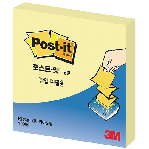 포스트잇-KR-330(노랑) 팝업리필