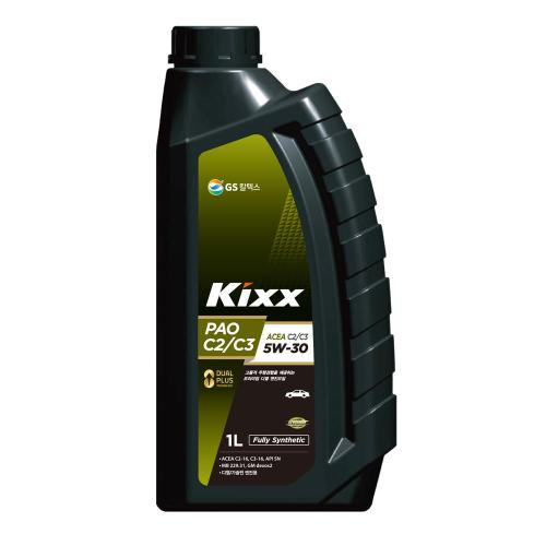 합성 엔진오일-Kixx PAO C2/C3 5W-30 / 1L(승용디젤/가솔린/LPG)