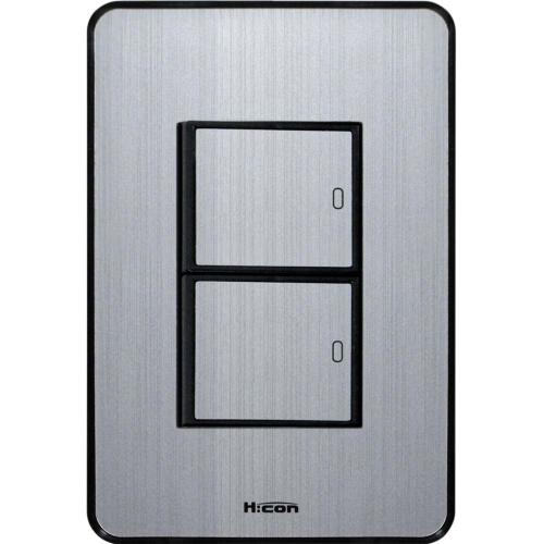현대일렉트릭 매입스위치(하이콘) 와이드2구 (HDHC80-SS21) HDHC80-SS21 10EA