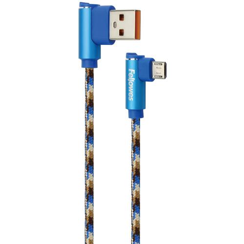 충전케이블-10109/직각형 USB A-마이크로5핀(블루)