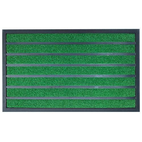 smato 고무판 바닥매트 줄무늬매트(녹색),750x450x8mm, DMSG-750 DMSG-750 1EA